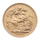 1895 Victoria Old Head Australia Full Sovereign Coin