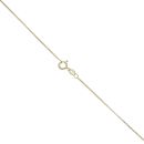 Gold Plated Silver Cubic Zirconia and Green Gemstone Pendant and Chain 18" By Icesia