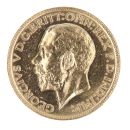 1918 George V Large Head Canada Full Sovereign Coin