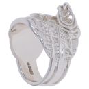 Sterling Silver Saddle Ring
