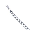 Silver Curb 8.5" Bracelet by Icesia