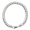Silver Cuban Curb Bracelet 8.5"