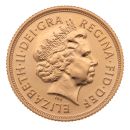 2013 Elizabeth II Fourth Portrait UK Full Sovereign Coin