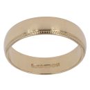 18ct Yellow Gold Milgrain Wedding Band 4.8mm