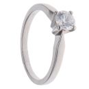 18ct White Gold 0.50ct Brilliant Cut Diamond Solitaire Ring