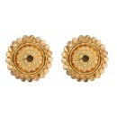 22ct Yellow Gold Granulation Stud Earrings