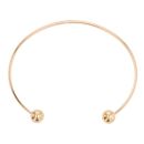 9ct Yellow Gold Plain Torque Bangle