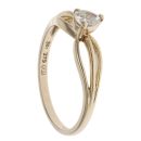 9ct Yellow Gold 0.23ct Pear Cut Diamond Solitaire Ring