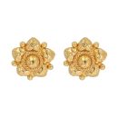 22ct Yellow Gold Flower Stud Earrings