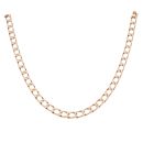 9ct Yellow Gold Square Curb Chain 24"