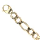 9ct Yellow Gold Figaro Bracelet 8.5"
