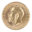 1914 George V Large Head UK Full Sovereign Coin