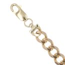 9ct Yellow Gold Curb Bracelet 8"