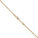 14ct Yellow and White Gold Twist Chain 20"