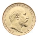 1910 Edward VII Large Head UK Half Sovereign Coin