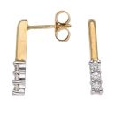 18ct Yellow Gold 0.30ct Brilliant Cut Diamond Stud Earrings
