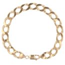 9ct Yellow Gold Curb Bracelet 9"