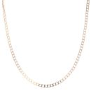 9ct Yellow Gold Square Curb Chain 18"