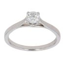 14ct White Gold 0.40ct Brilliant Cut Diamond Solitaire Ring