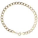 9ct Yellow Gold Curb Bracelet 8"