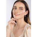 Silver Platinum Plated 1.50ct Lab Grown Diamond Huggie Drop Earrings