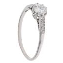18ct White Gold 0.50ct Brilliant Cut Diamond Solitaire Ring
