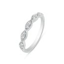 9ct White Gold 0.15ct Natural Diamond Eternity Ring