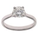18ct White Gold 1.20ct Brilliant Cut Diamond Solitaire Ring
