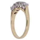 18ct Yellow Gold 0.75ct Brilliant Cut Diamond Five Stone Ring