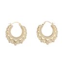 9ct Yellow Gold Creole Earring