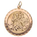 9ct Yellow Gold St George Pendant