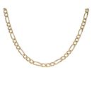 9ct Yellow Gold Figaro Chain 22"