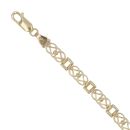 9ct Yellow Gold Celtic Fancy Bracelet 7"