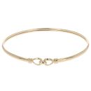 9ct Yellow Gold Fancy Hinged Bangle