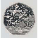 1994 Elizabeth II D-Day Landings Commemorative 50 Pence Coin