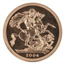 2004 Elizabeth II Fourth Portrait UK Full Sovereign Coin