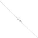9ct White Gold 0.20ct Brilliant Cut Diamond Pendant And Chain 18"