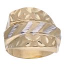 14ct Yellow And White Gold Ring