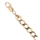 9ct Yellow Gold Curb Bracelet 8"