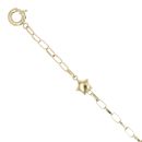 14ct Yellow Gold Star Charm Bracelet 8"