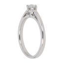 9ct White Gold 0.20ct Brilliant Cut Diamond Solitaire Ring
