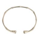 9ct Yellow Gold Angled Edge Torque Bangle
