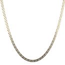 18ct Yellow and White Gold Anchor Chain 26"