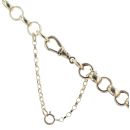 9ct Yellow Gold Patterned And Plain Belcher Chain 34"