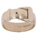 9ct Yellow Gold Buckle Ring