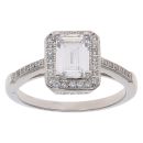 Silver Cubic Zirconia Cluster Ring By Icesia
