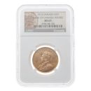 1913 Bank Of Canada Hoard MS63 Slabbed Coin Boxed