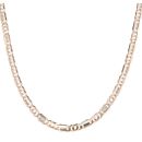 9ct Yellow and Rose Gold Fancy Chain 22"