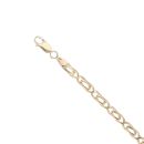 9ct Yellow Gold Curb Fancy Bracelet 7"