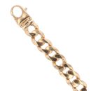 9ct Yellow Gold Curb Bracelet 9"